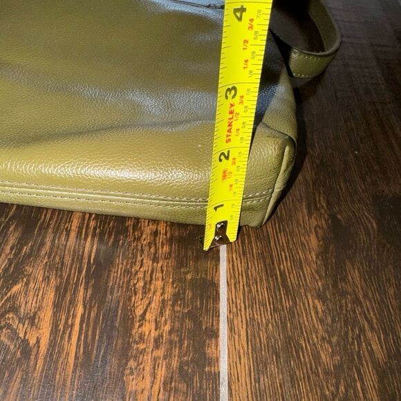Fossil McKinley olive green leather/suede crossbody - Picture 10 of 14